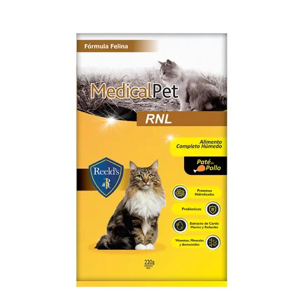 Alimento húmedo natural para Gatos Medical Pet RNL