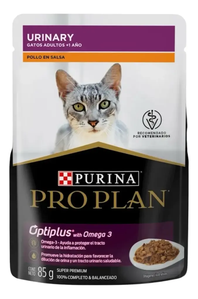 Alimento Húmedo Para Gato Pro Plan Pouch Adulto Pollo -Urinary
