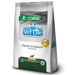 Vet Life Fórmula Obesity and Diabetic para Perros (2 Kg)
