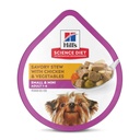 Hills Science Diet Adulto Small Paws Tray Stew With Pollo Húmedo para Perros