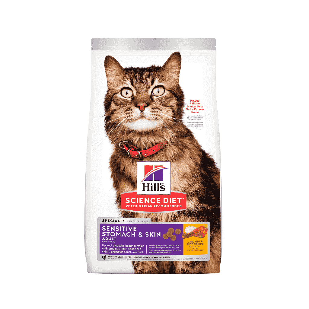 Hills Science Diet Adulto Sensitive Estómago y Piel Húmedo para Gatos