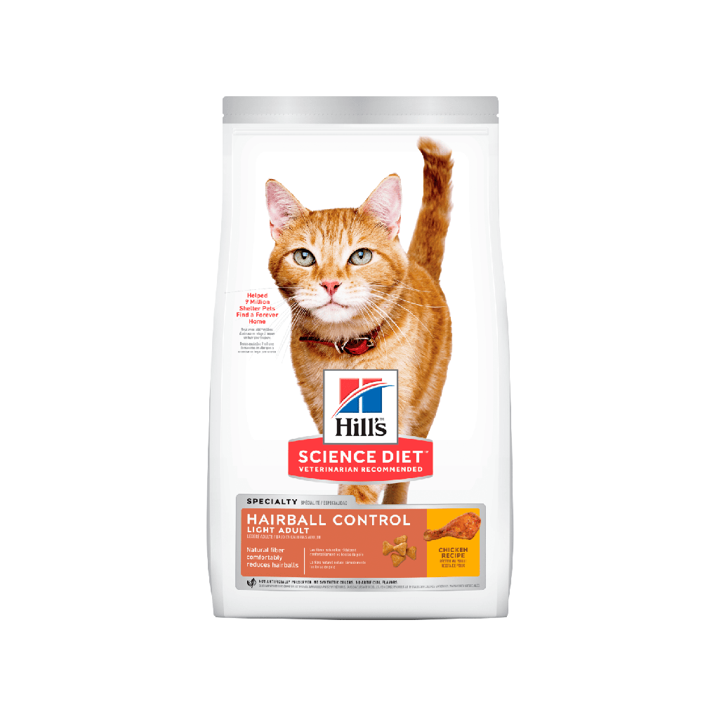 Hills Science Diet Adulto Control de Bolas de Pelo Light para Gatos