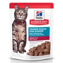 Hills Science Diet Adulto Tender Ocean Fish Pouche Húmedo para Gatos