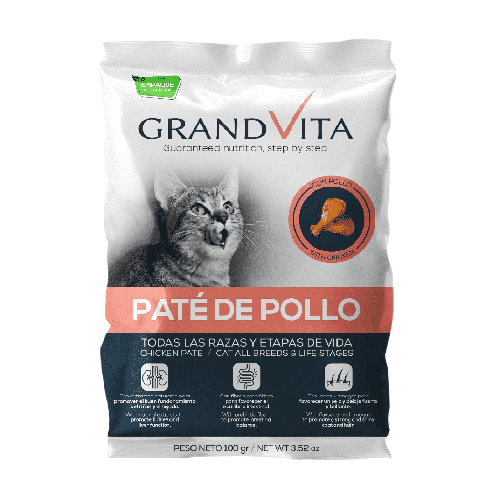 Grand Vita Paté D/E Pollo Gato