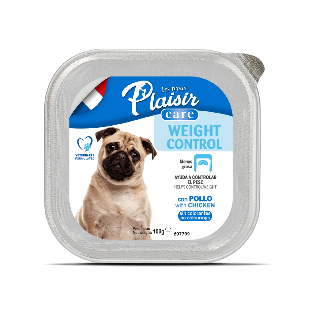 Plaisir Paté Care Control D/E Peso Con Pollo Perro
