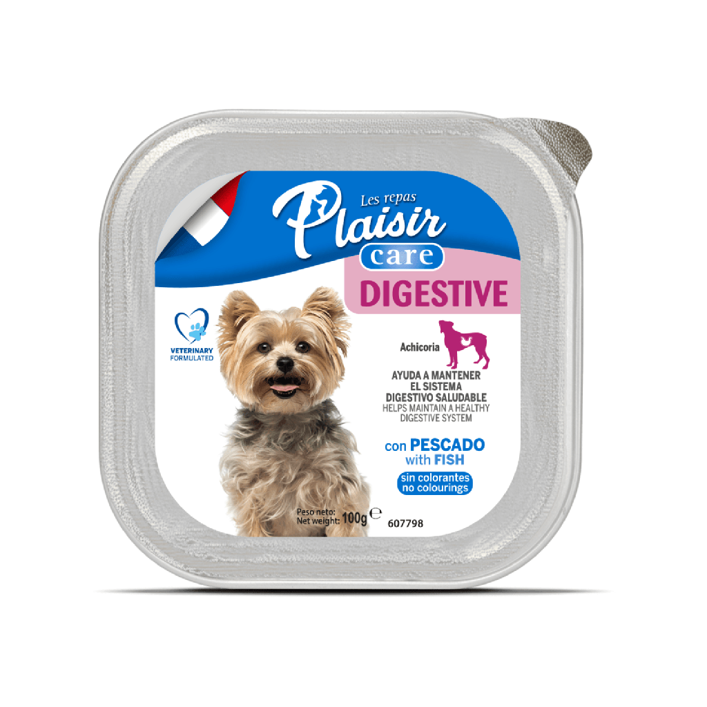 Plaisir Paté Care Digestive Con Pescado Perro