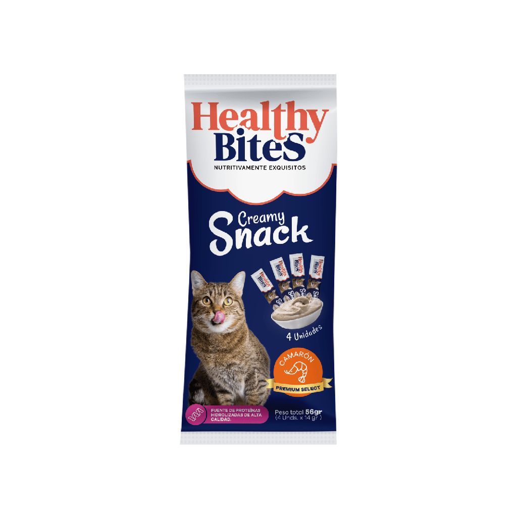 Healthy Bites Cream Gato Camaron Sobre
