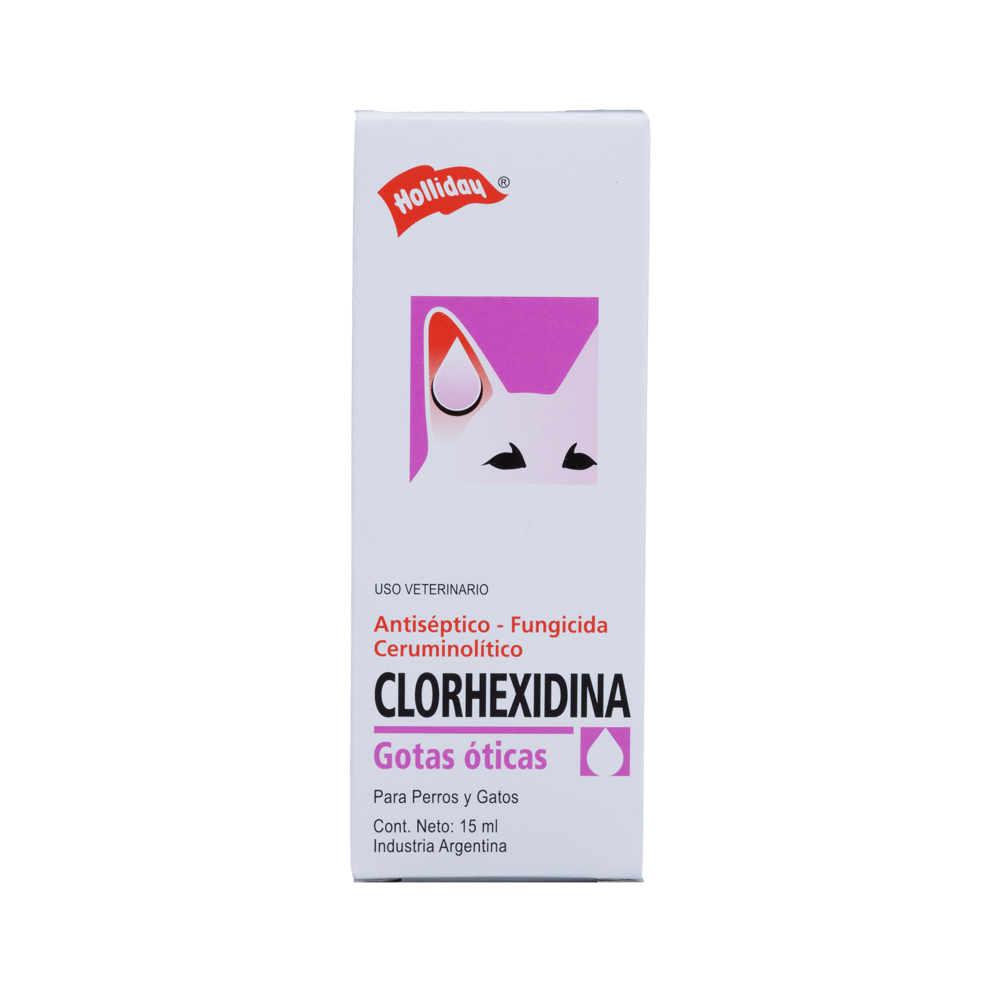 Holliday Clorhexidina Gotas Óticas para Gatos